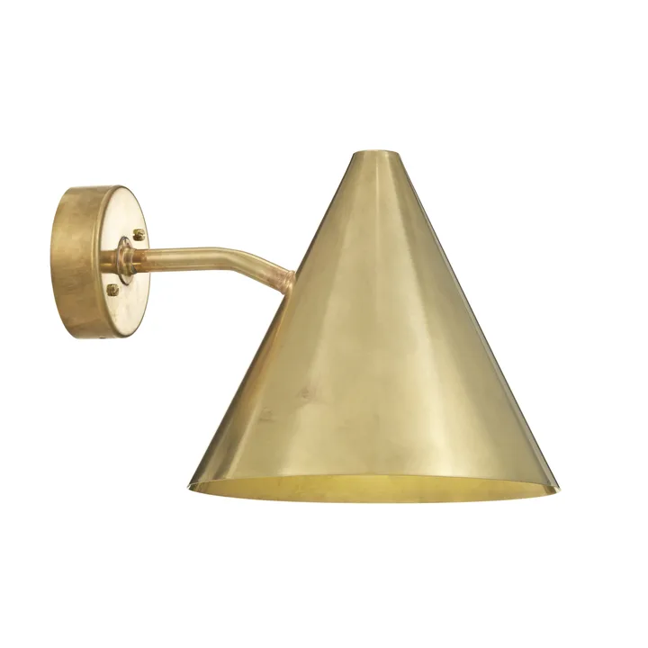 Tratten vegglampe - Rå messing, Ø24x22,5 cm - Örsjö Belysning
