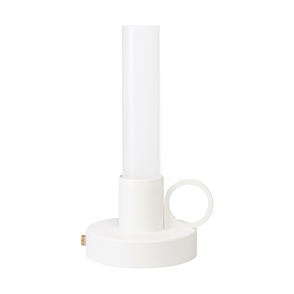 Bilde av Örsjö Belysning Visir Ambience portabel bordlampe Hvitt stål