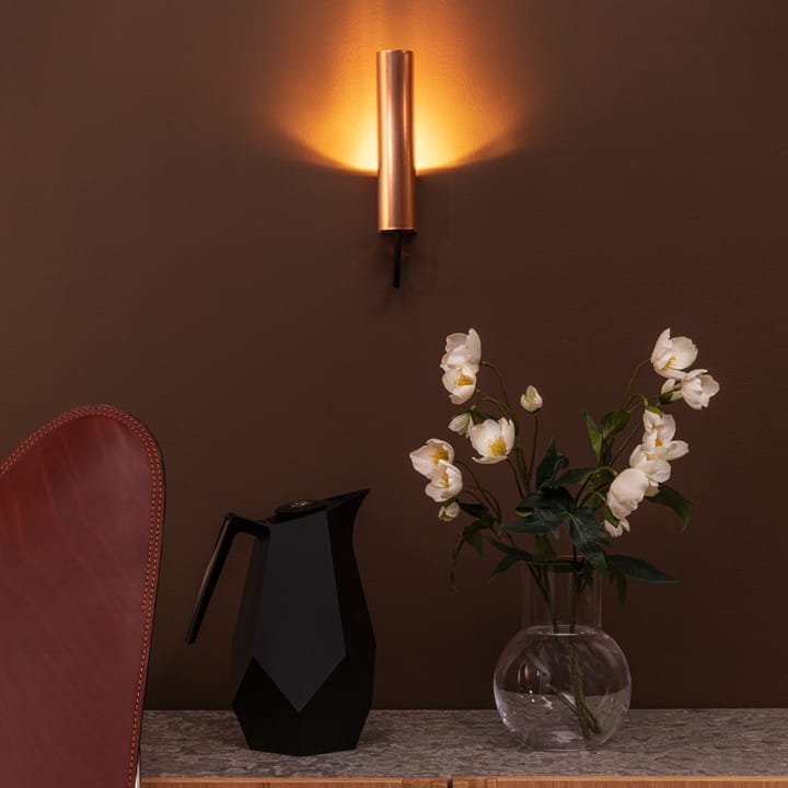 Visir vegglampe, ubehandlet kobber, fast montering Örsjö Belysning