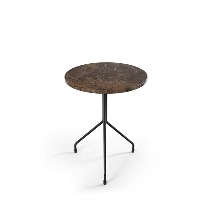 Allforone sidebord - Brown Emperador-black, Ø50 cm - OX Denmarq
