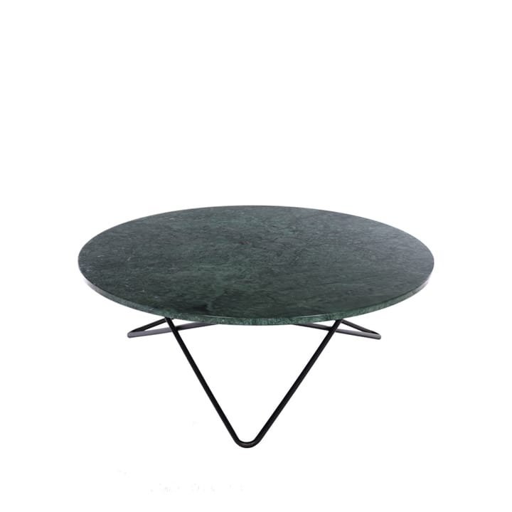 Large O Table salongbord - marmor indio, sortlakkert stativ - OX Denmarq