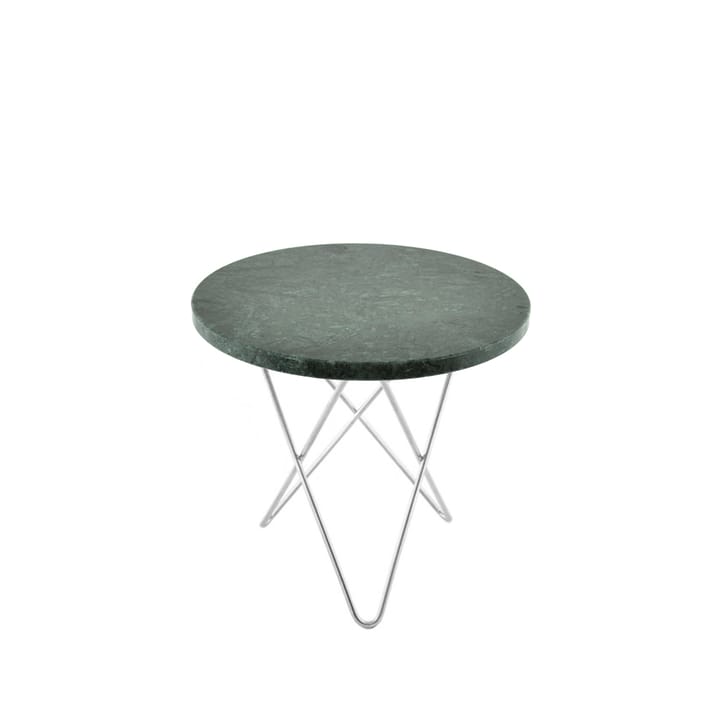 Mini O Table salongbord - Marmor indio, rustfritt stativ - OX Denmarq