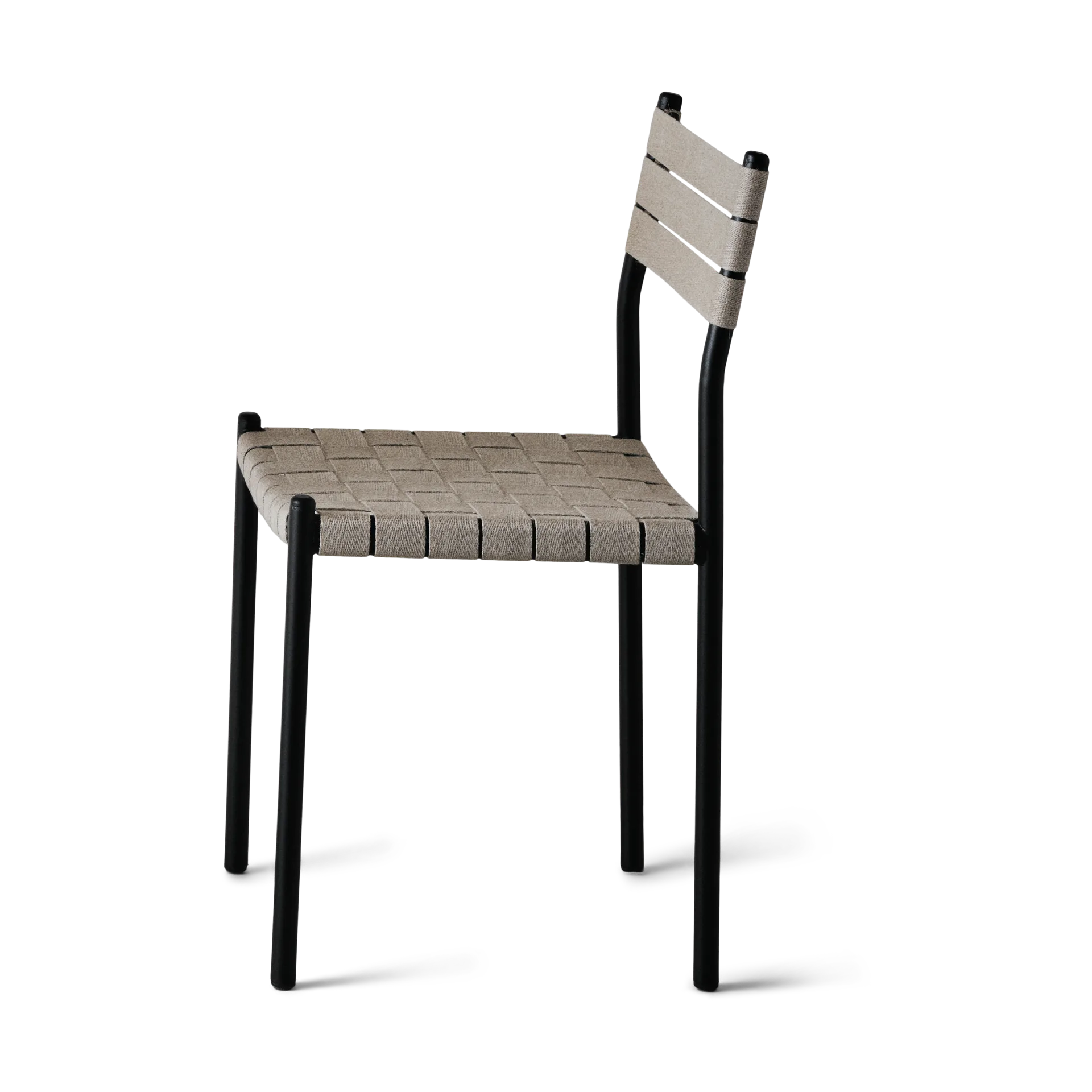 Nettan Chair Black frame stol, Naturvev OX Denmarq