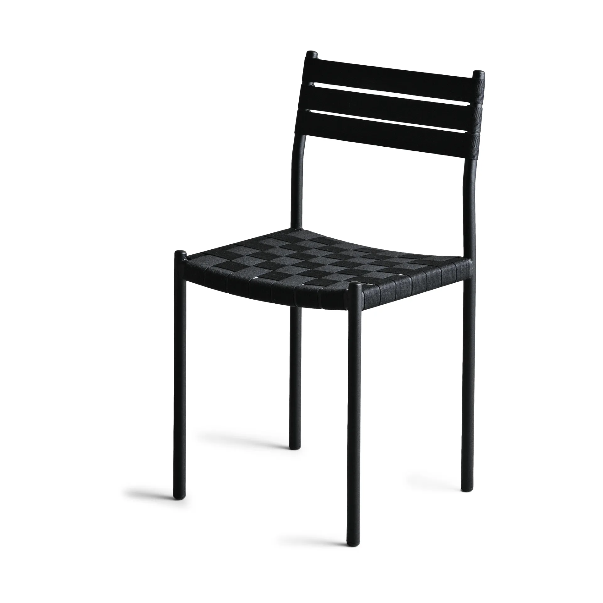 Nettan Chair Black frame stol, Svart vev OX Denmarq