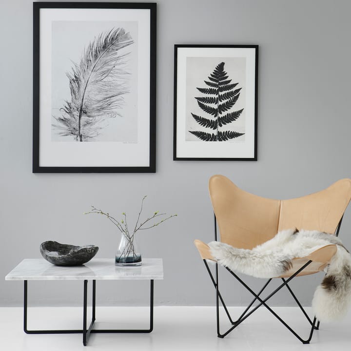 Ninety salongbord, marmor indio, sort stativ OX Denmarq