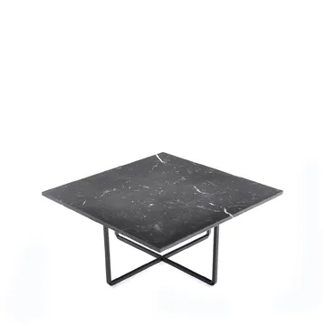 Ninety salongbord - marmor marquina, sort stativ - OX Denmarq
