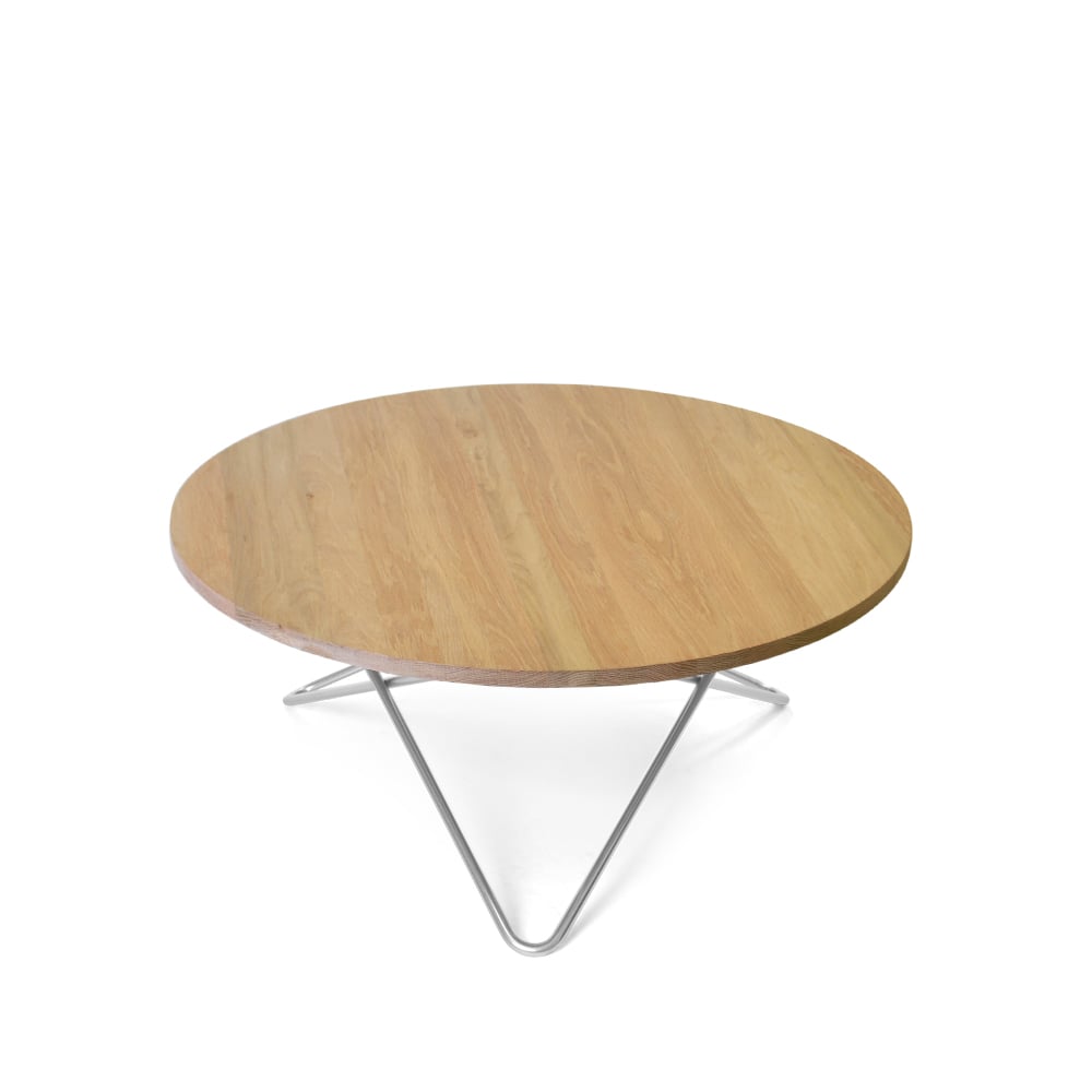 Bilde av OX Denmarq O Table salongbord Eik mattlakkert rustfritt stativ