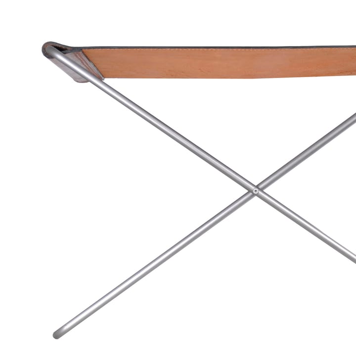 OX Stool krakk, Skinn cognac, rustfritt stål OX Denmarq