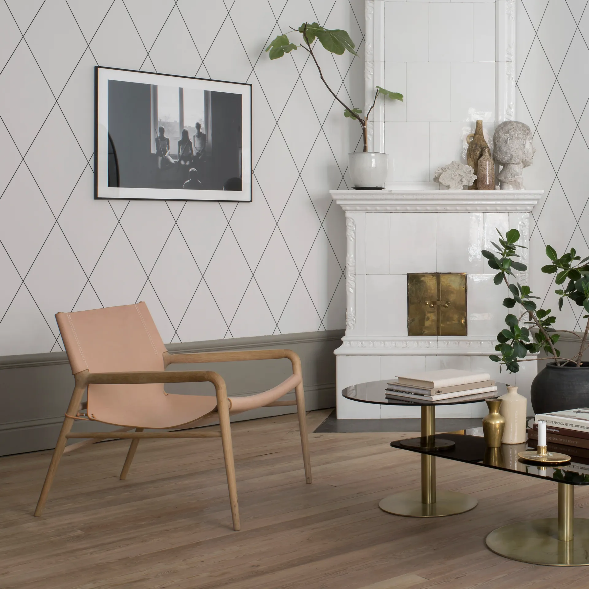 Rama Chair Lenestol, Nature, såpebehandlet eik OX Denmarq