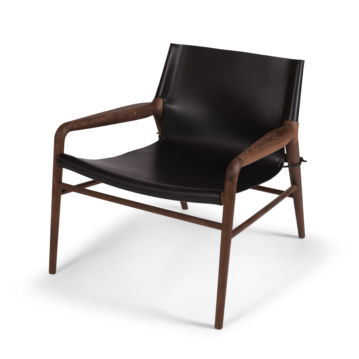 OX Denmarq Rama Chair lenestol smoked oak stativ Black