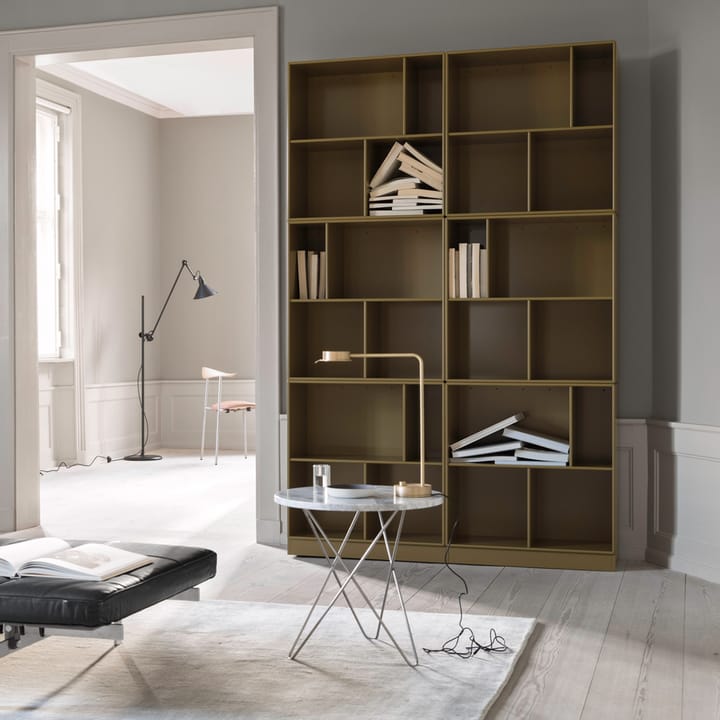 Tall Mini O Table salongbord, Marmor sort, sortlakkert stativ OX Denmarq