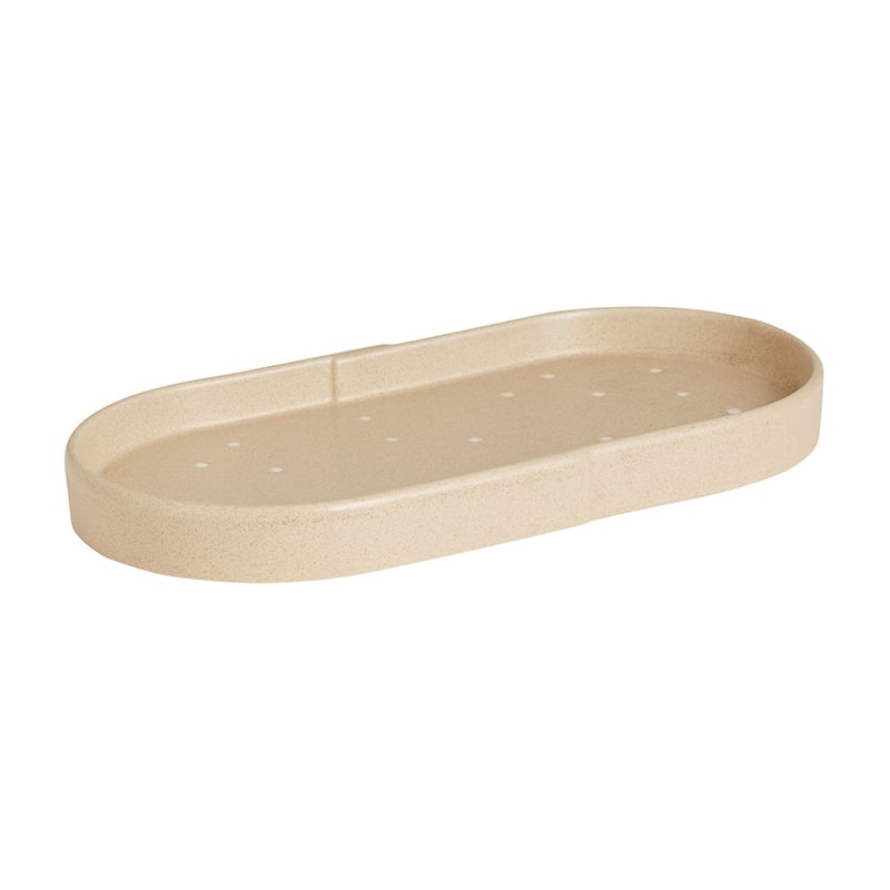 OYOY Aki brett oval 18 x 34 cm Beige