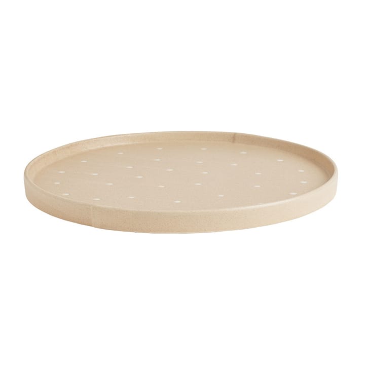 Aki brikke Ø36,5 cm - Beige - OYOY