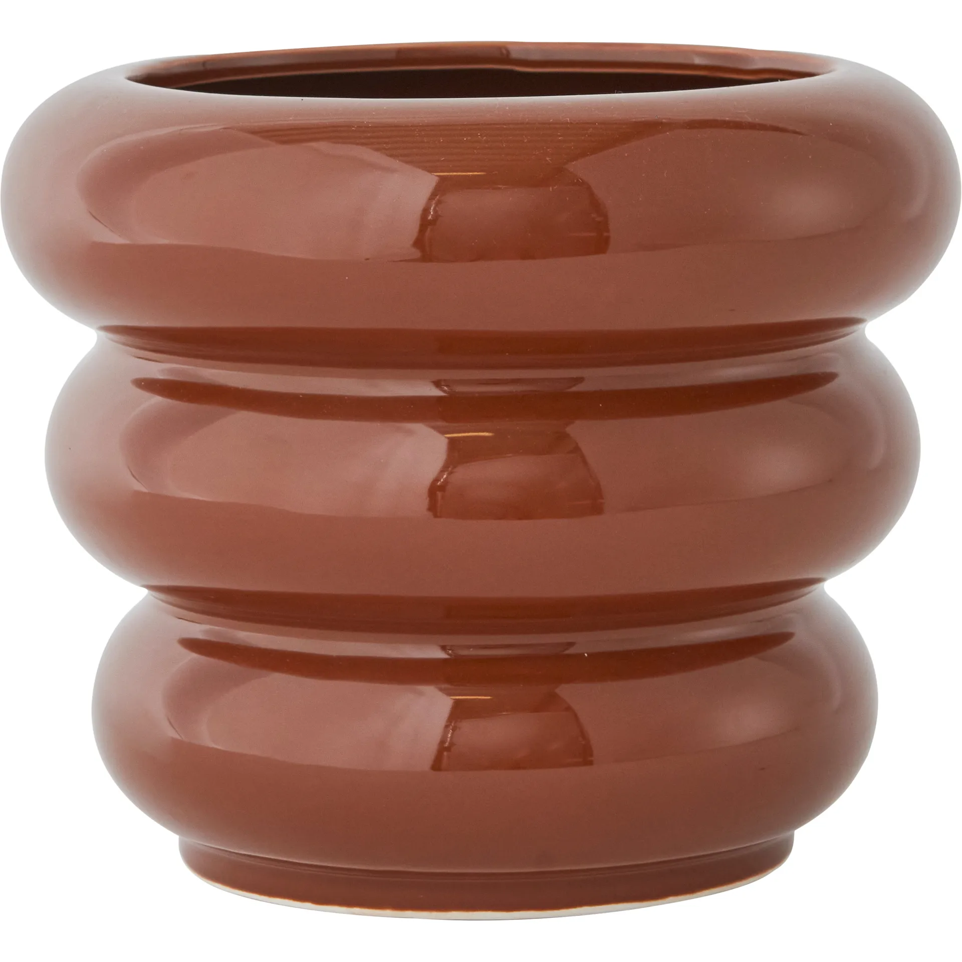 Awa krukke liten Ø 19 cm, Shiny Caramel OYOY