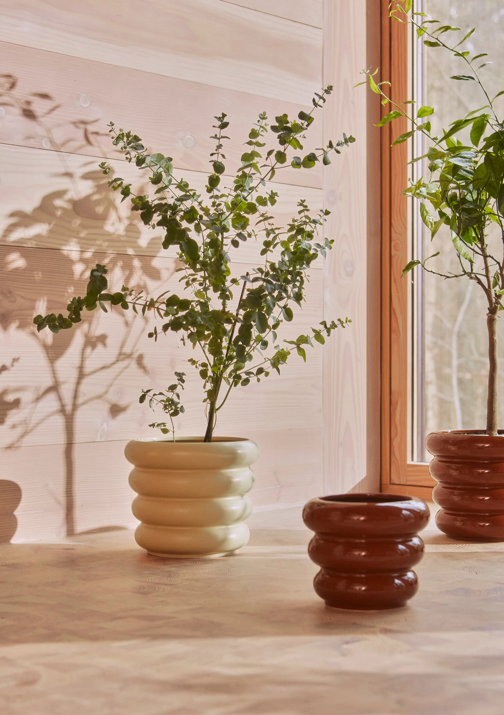 Awa krukke stor Ø 25,7 cm, Shiny Caramel OYOY