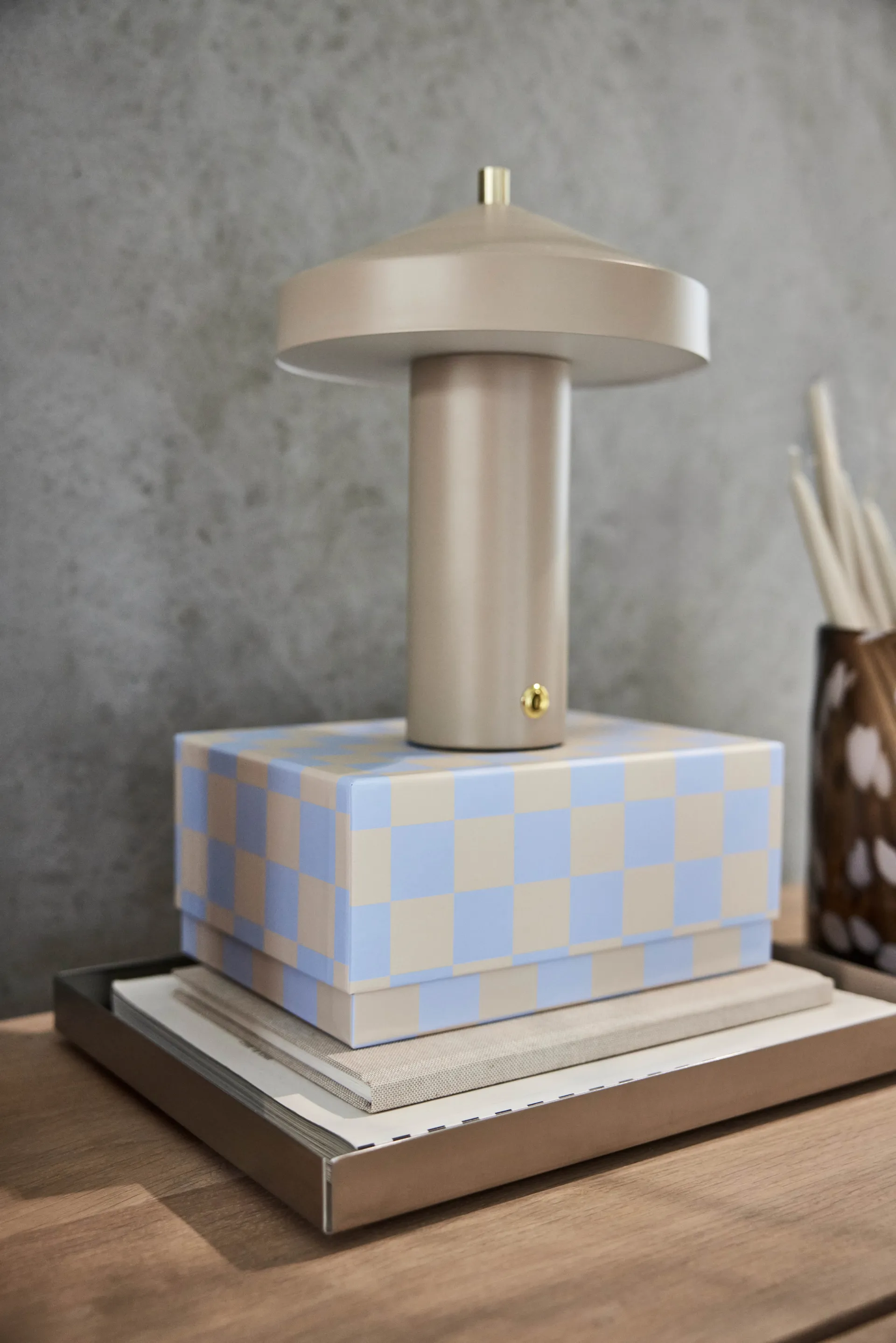 Bakku brett large 24,5x31,5 cm, Steel OYOY