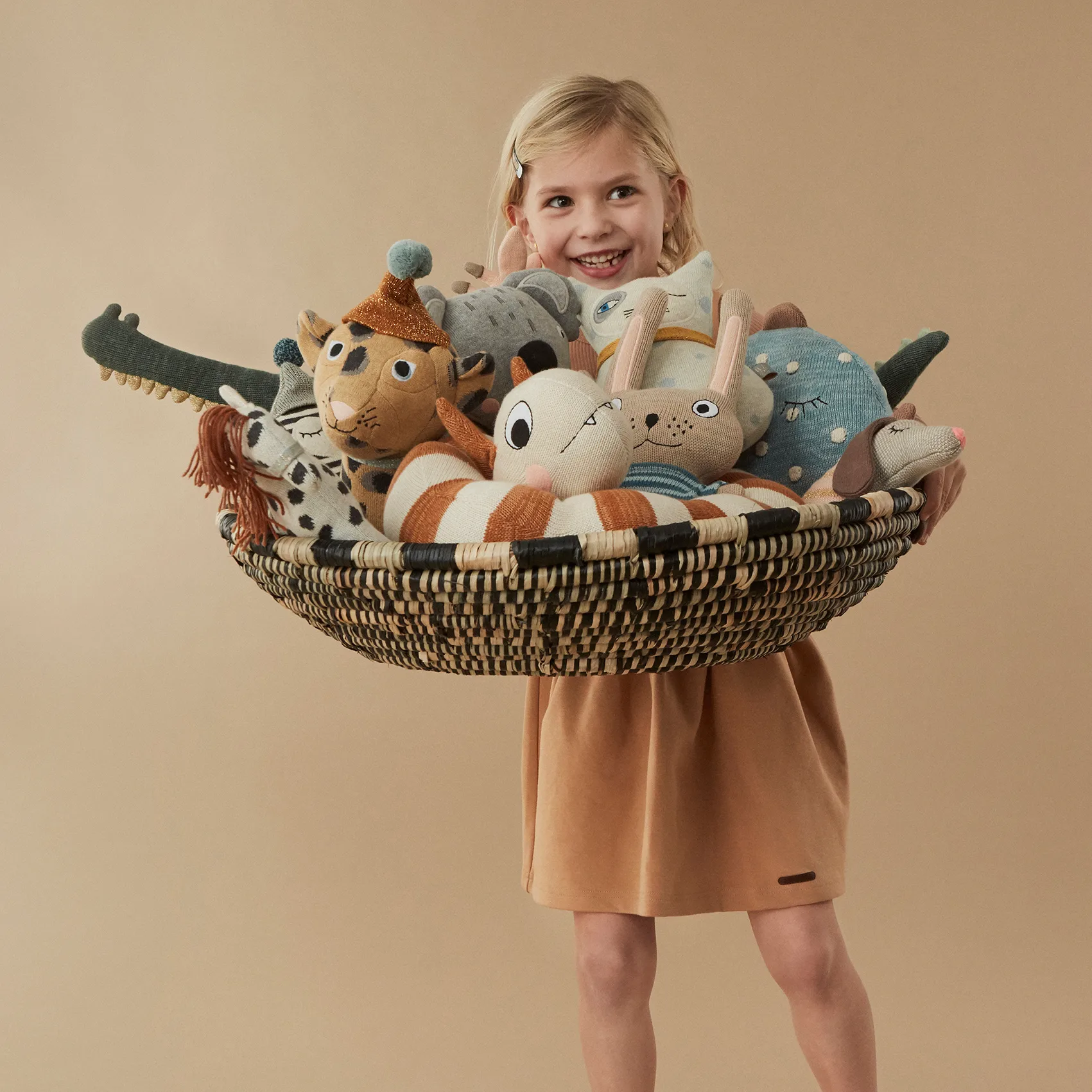 Boo kurv Ø58 cm, Nature OYOY