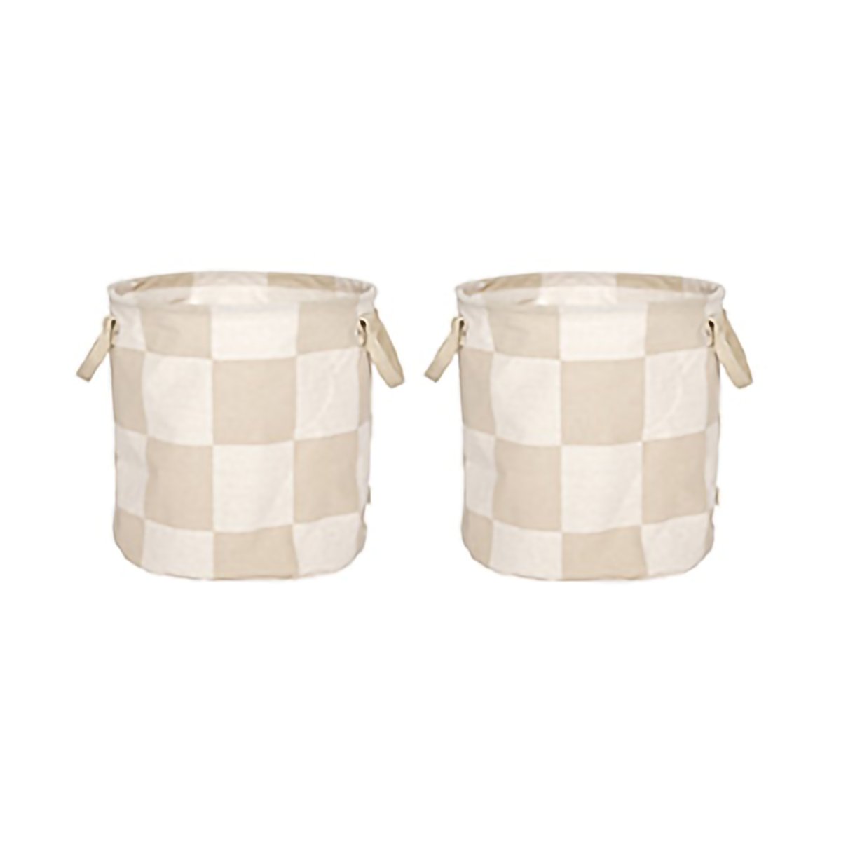 OYOY Chess oppbevaringskurver medium 2-pakning Clay-offwhite