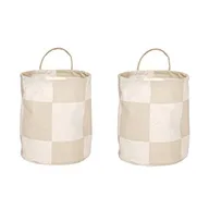 Chess oppbevaringskurver small 2-pakning - Clay-offwhite - OYOY