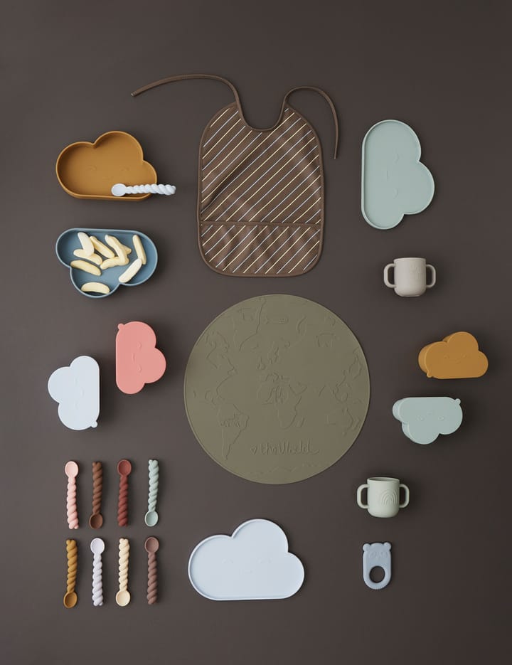 Chloe Cloud snacksskål 9,6 x 14 cm, Light Rubber OYOY