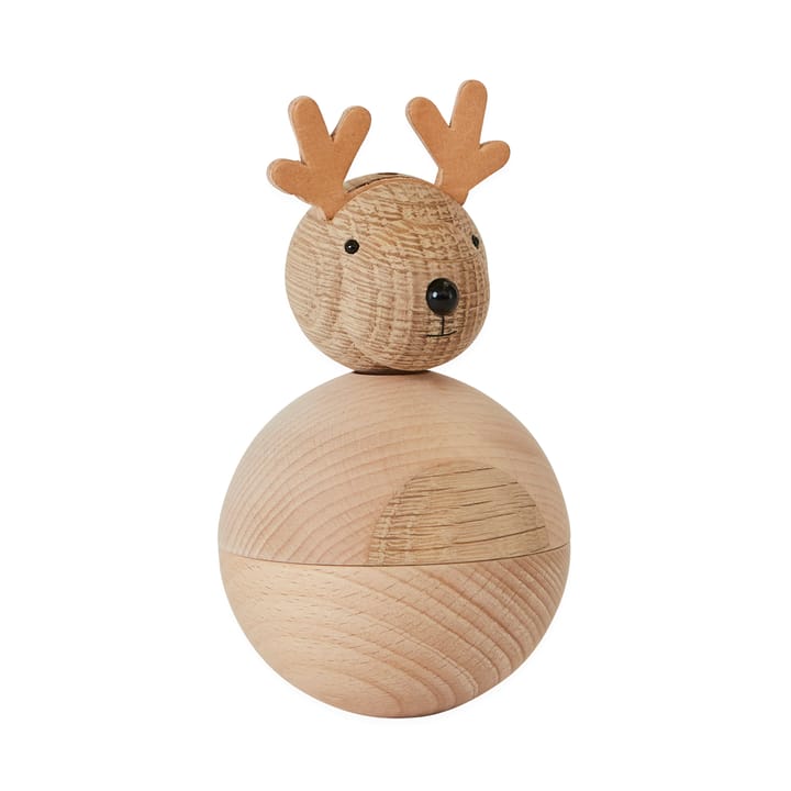 Christmas Rudolf trefigur - Bøk-eik - OYOY