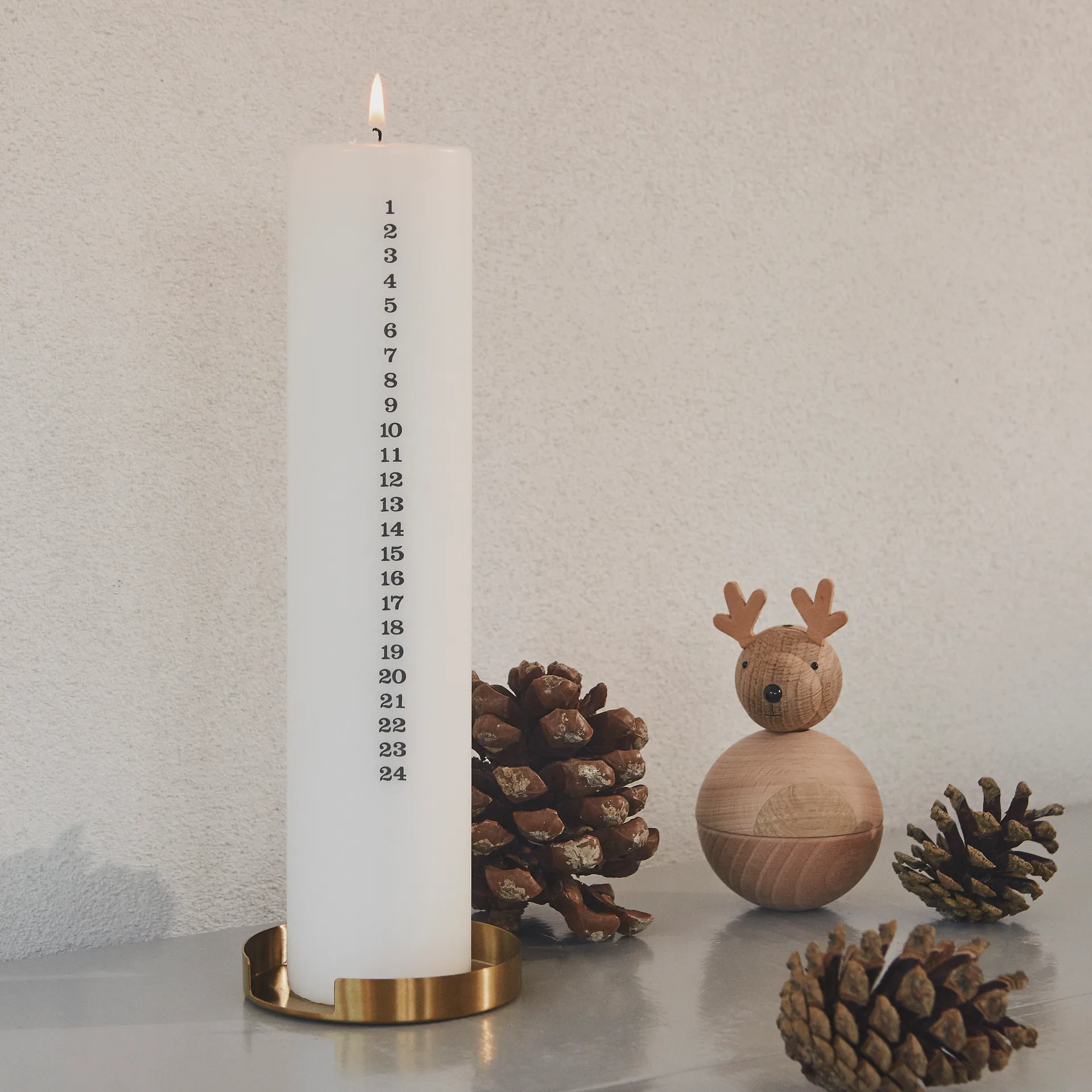 Christmas Rudolf trefigur, Bøk-eik OYOY