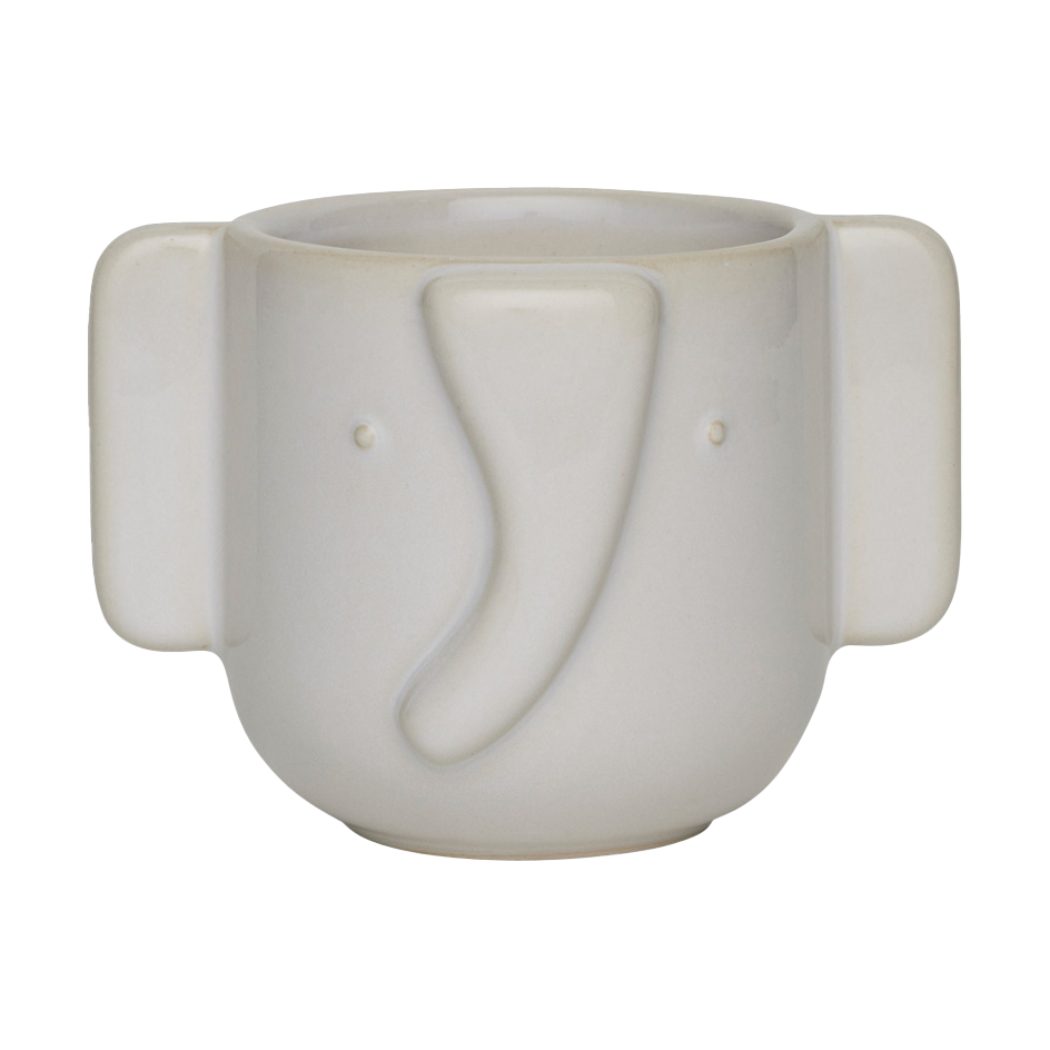 Bilde av OYOY Elephant krukke Ø96 cm Offwhite