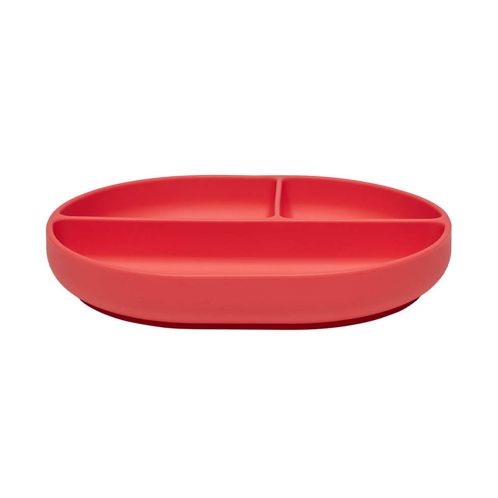 OYOY Enkei Suction barnetallerken Cherry Red