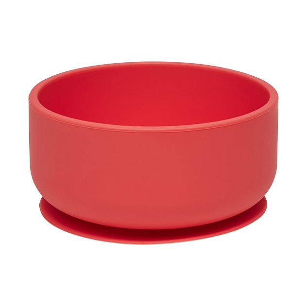 OYOY Enkei Suction skål Cherry Red | Skandinavisk Design | Frokostskåler | Rød
