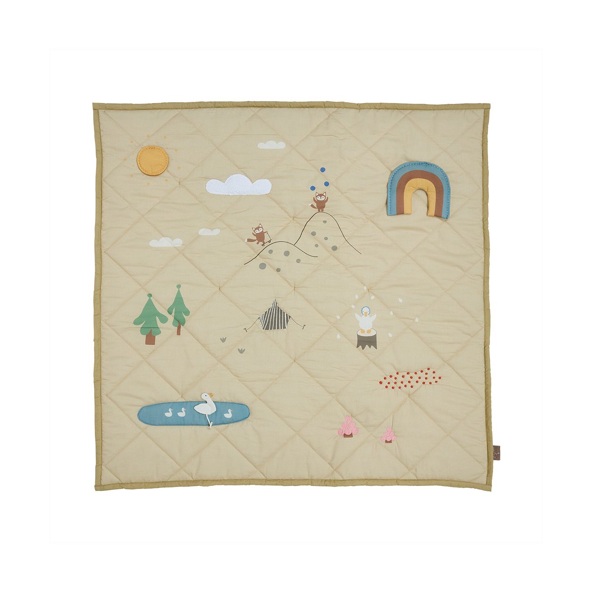 Bilde av OYOY Forest aktivitetspledd 102x102 cm Clay
