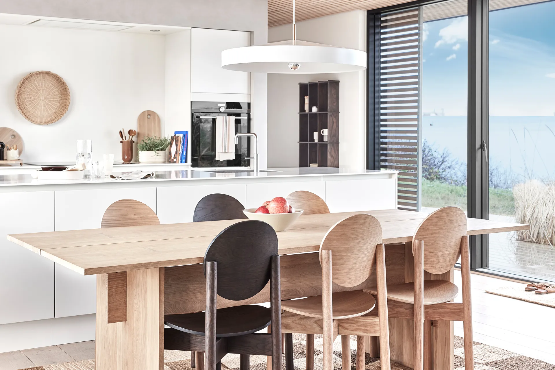 Grid hylle stor 15x58 cm, Dark  OYOY