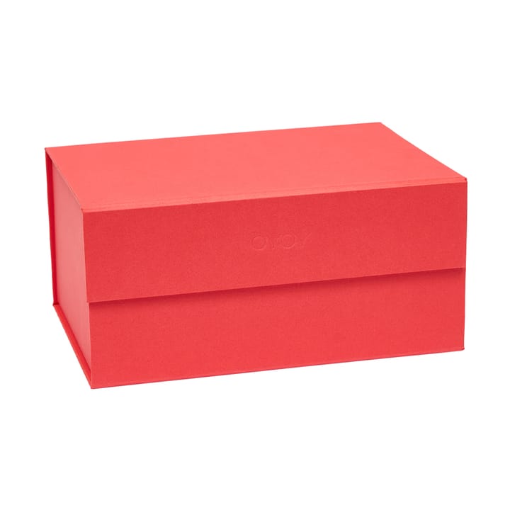 Hako oppbevaringsboks A5 - Cherry red - OYOY