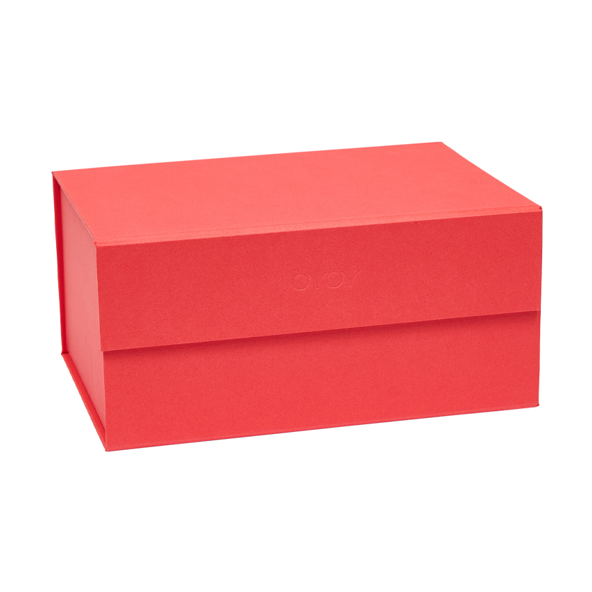 OYOY Hako oppbevaringsboks A5 Cherry red