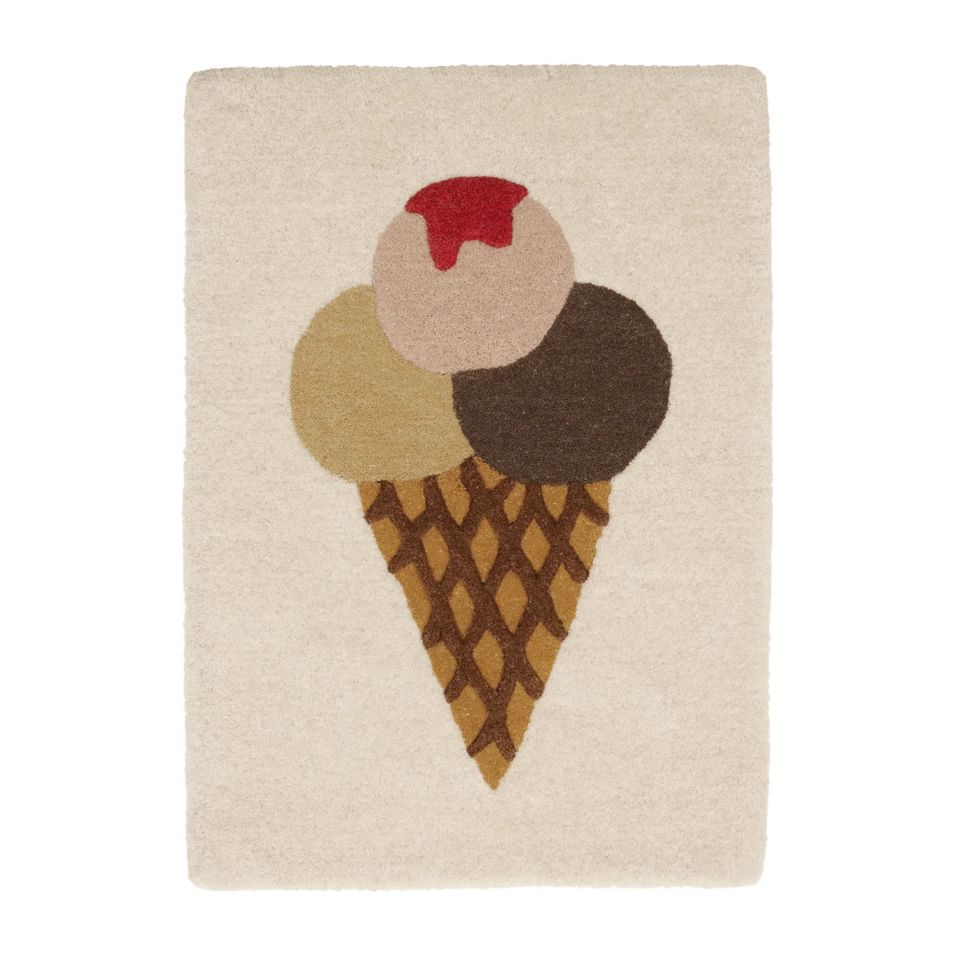 Ice Cream Tufted barnematte 45 x 65 cm, Multi OYOY