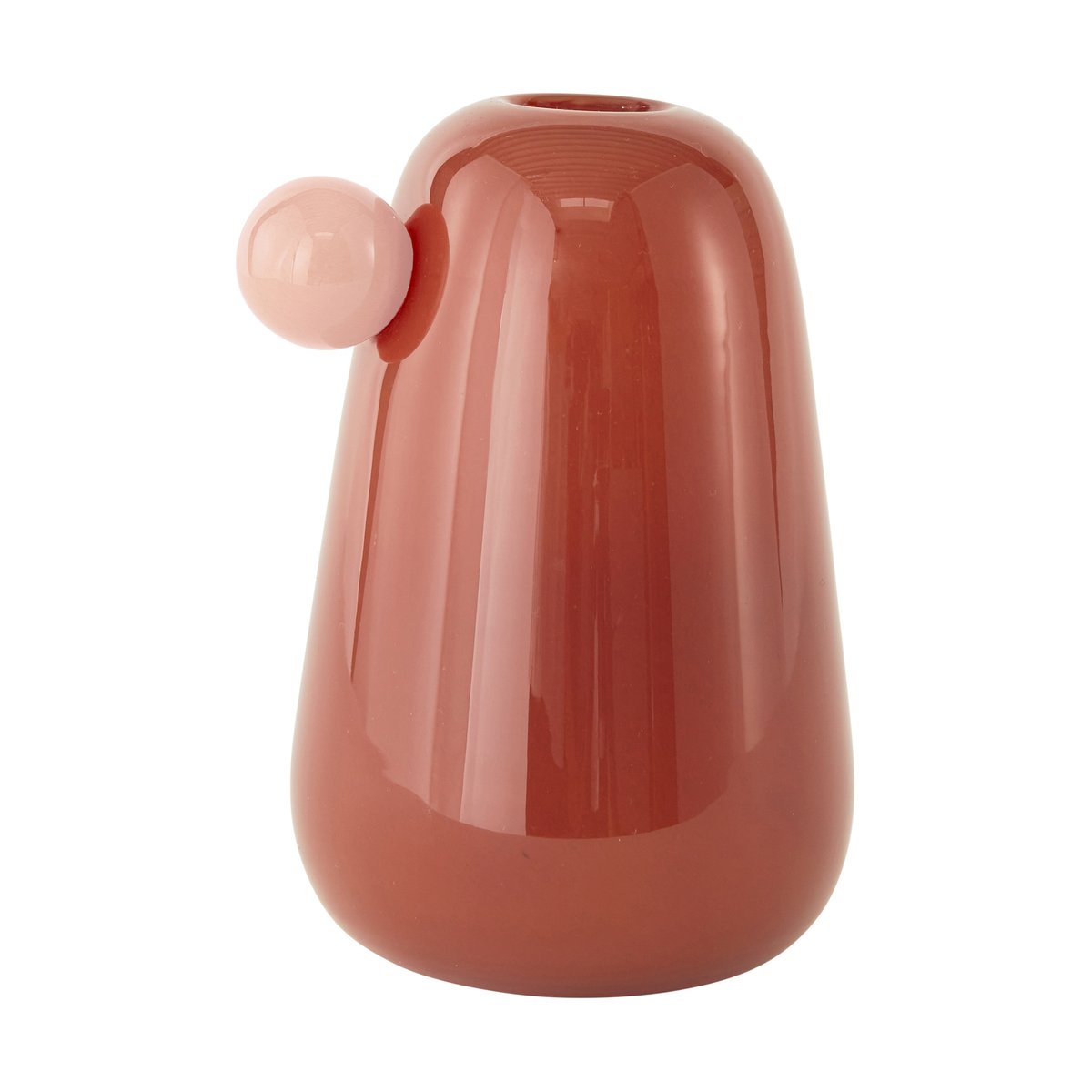 Bilde av OYOY Inka vase small 20 cm Nutmeg