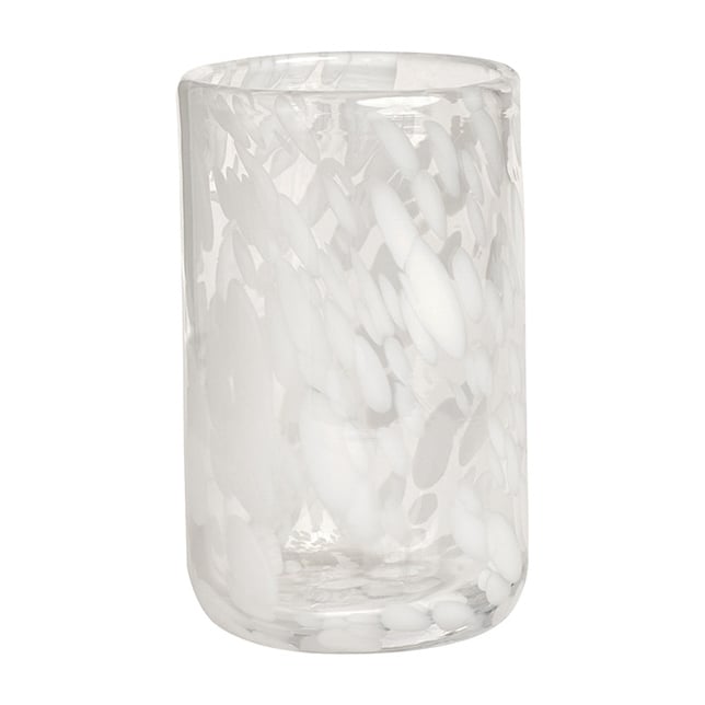 Jali glass 10,5 cm, white
