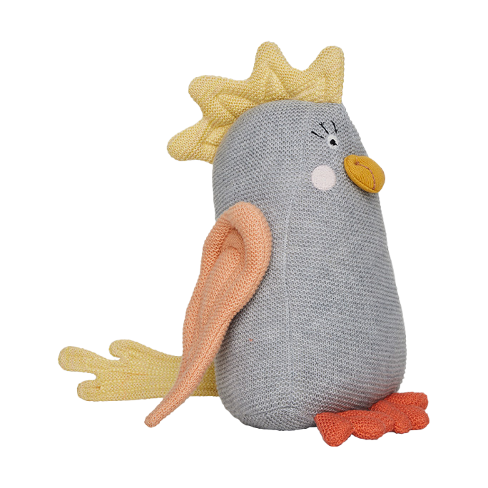 OYOY Living Design - Kaja Parakeet Off-White/Peach
