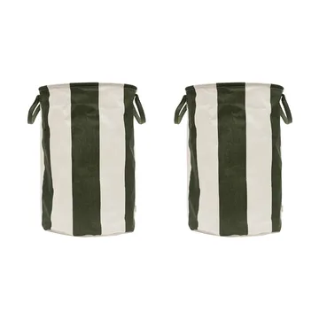 Kara oppbevaringskurv large Ø38x54 cm - Dark Green - OYOY