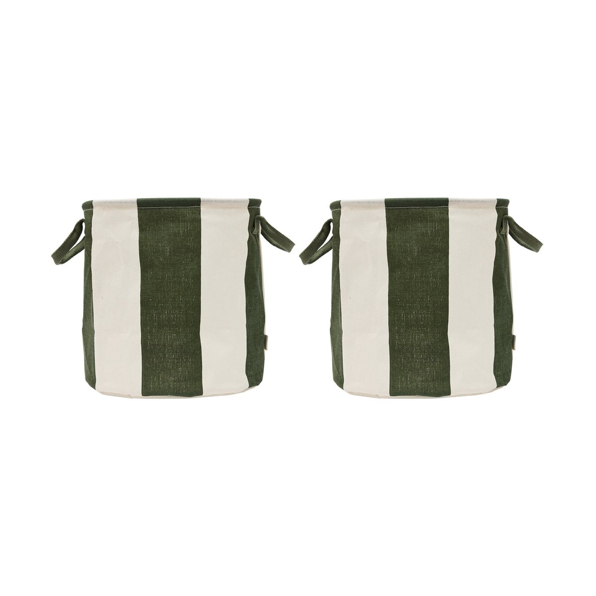 OYOY Kara oppbevaringskurv medium 32xØ32 cm 2-pakning Dark Green
