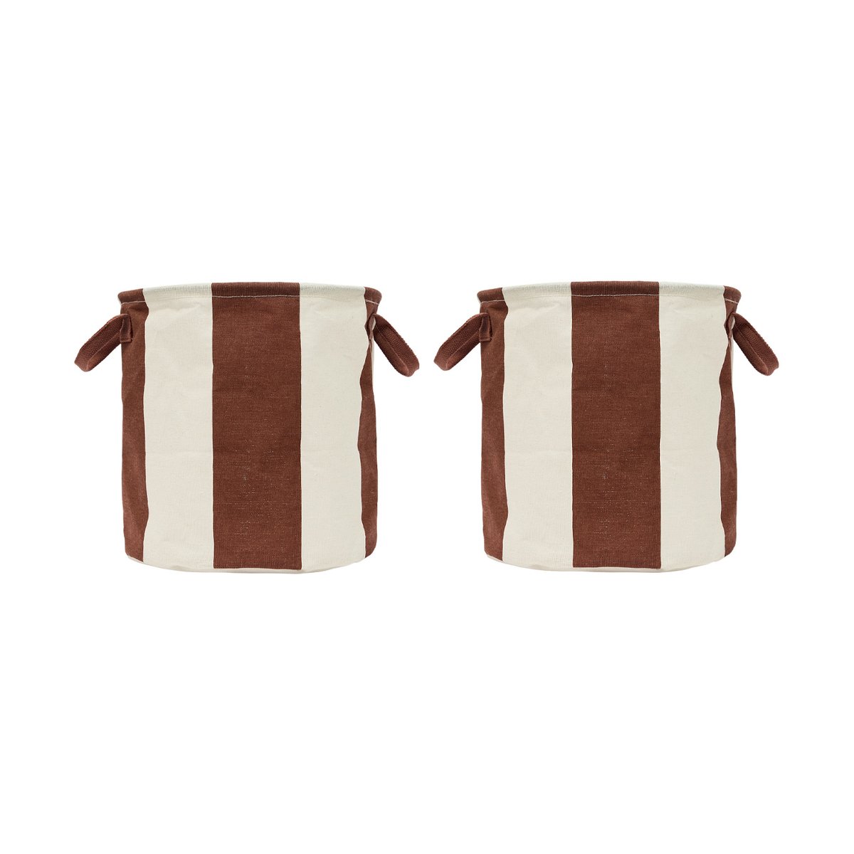 OYOY Kara oppbevaringskurv medium 32xØ32 cm 2-pakning Nutmeg