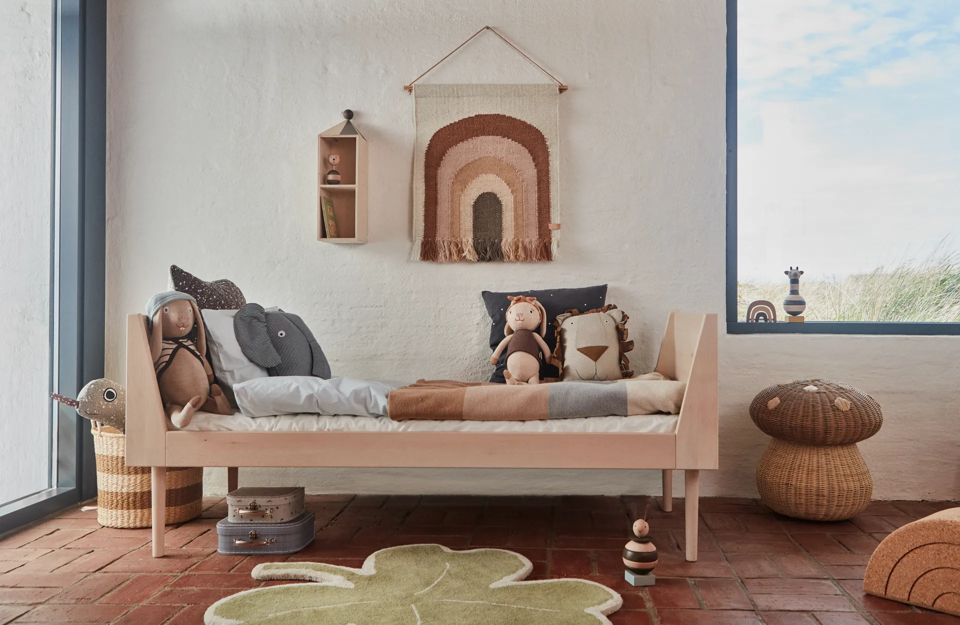 Kyoto Dot pute 50 x 50 cm, Anthracite OYOY