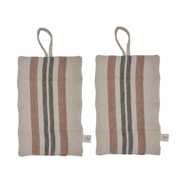 Linu gryteklut 2-pk, Caramel OYOY