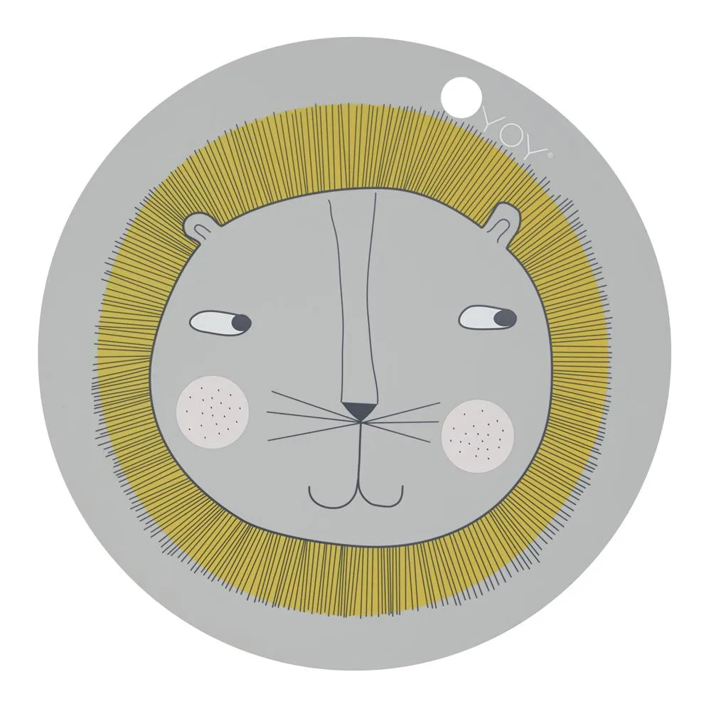 Lion spisebrikke, grå OYOY
