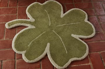 Lucky Clover teppe 95 x 95 cm - Green - OYOY