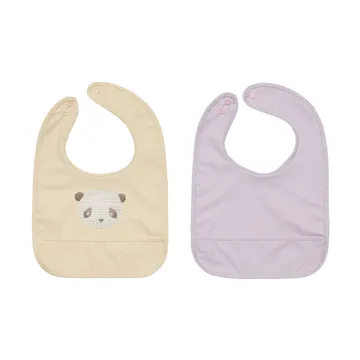Lun Lun panda smekke 2 deler - Vanilla-lavender - OYOY