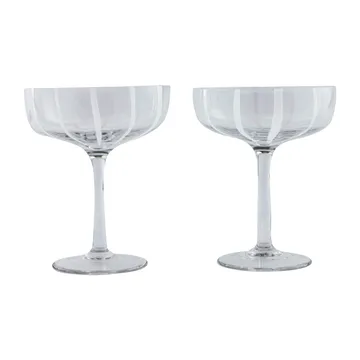 Mizu coupe champagneglass 2-stk. - Clear - OYOY