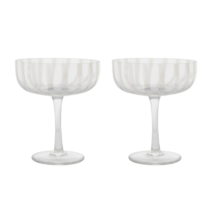 Mizu coupe champagneglass 2-stk. - Klar - OYOY