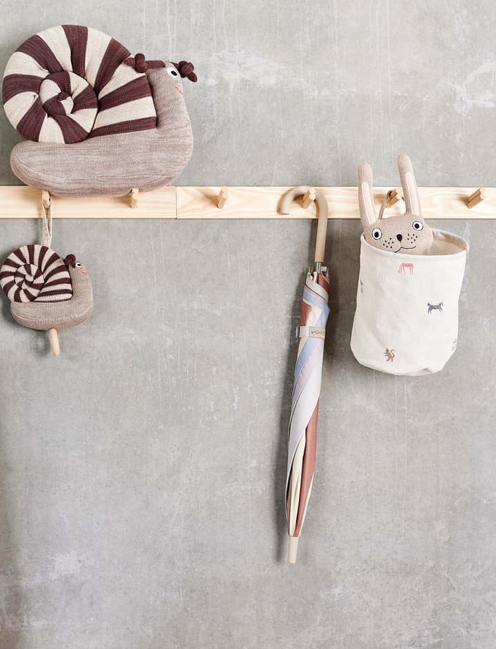 Moira oppbevaringskurv small 22xØ18 cm 2 deler, Multi OYOY