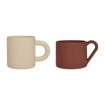 Nomu barnekopper 2 deler - Vanilla-Nutmeg - OYOY