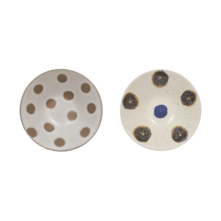 Nori bolle liten Ø10,5 cm 2-pakning, Off-white-brun OYOY
